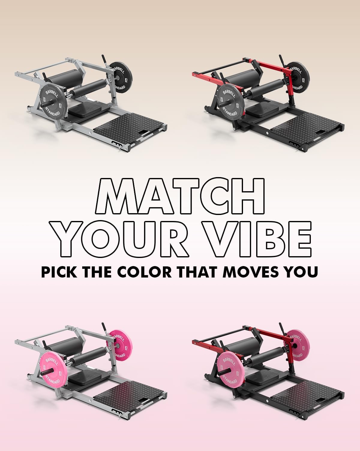 GMWD Hip Thrust Machine, 800LBS Plate-Loaded Glute Bridge Machine with Weight Holder, Heavy Duty Butt Exercise Equipment for Glute Muscles Building and Butt Shaping, Adjustable Footboard(R100LB