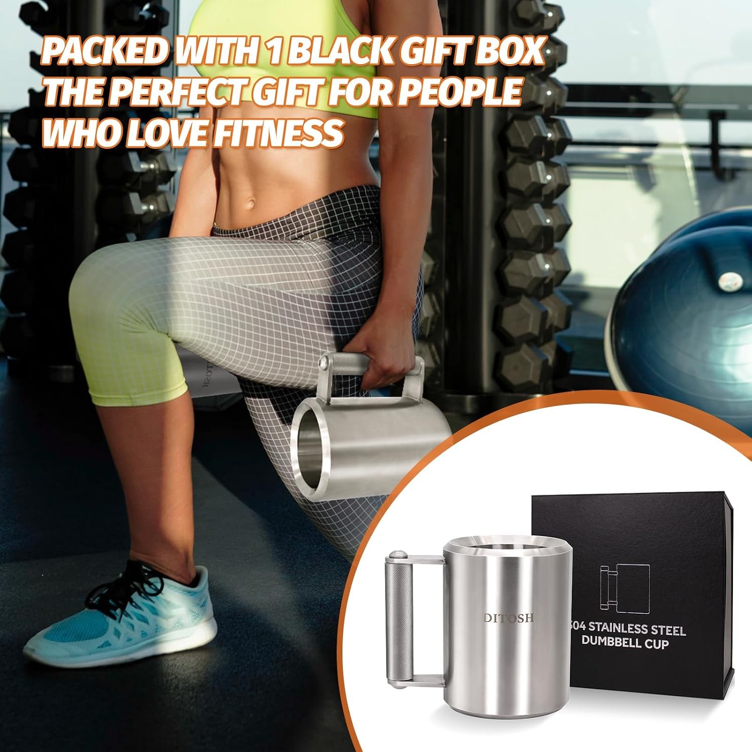 Heavy Coffee Mug Challenge 304 Stainless Steel Dumbbell Cups Silver Overweight Sports Water Cup for Fitness Training Arm Strength Prank Gift Home Gym Workout Equipment
