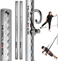 Aluminum Wall-Mounted Anchor Fitness System - Adjustable, Multi-Functional, Space Saving Home Gym Solution for Strength Training, Workout Goals | 100+ Exercises, Easy Installation, 300lbs Capacity