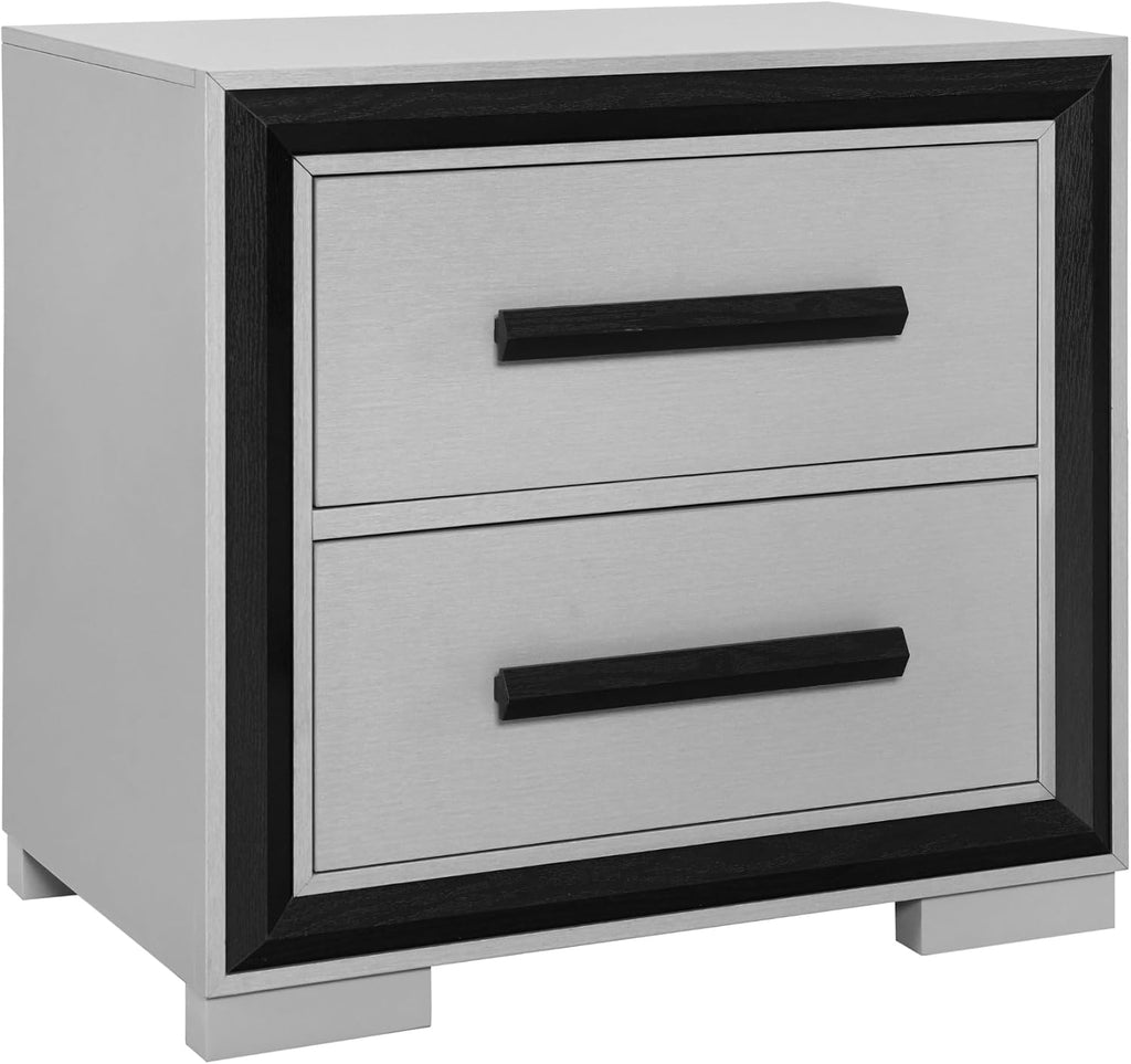 Grey Black 5PC.King Bedroom Set