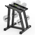 HANDBODE Dumbbell Rack, Adjustable Dumbbell Stand with 1 inch Plate Tree, Weight Rack with 500 LBS Capacity, Dumbbell Stand Holder for Adjustable Dumbbell Set, Compact Space-Saving Design for Home Gym