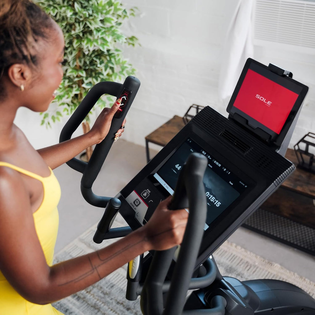 SOLE Fitness Elliptical Exercise Machines, Models E25, E35, E95, E95S, E98, Elliptical Machines for Home Use, Home Exercise Equipment for Cardio Training, Work from Home Fitness Stepper Machine