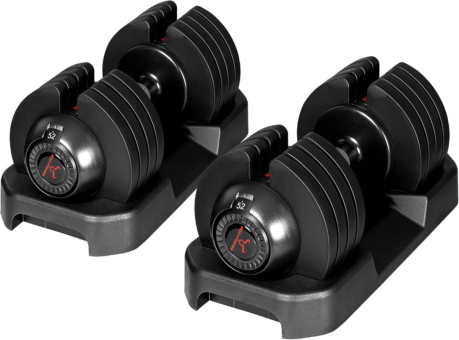 Adjustable Dumbbells Set of 2,Free Weights Dumbbells Set,52 lbs pair for Men/Women Gym Equipment for Home Strength Training Equipment(2 Box)