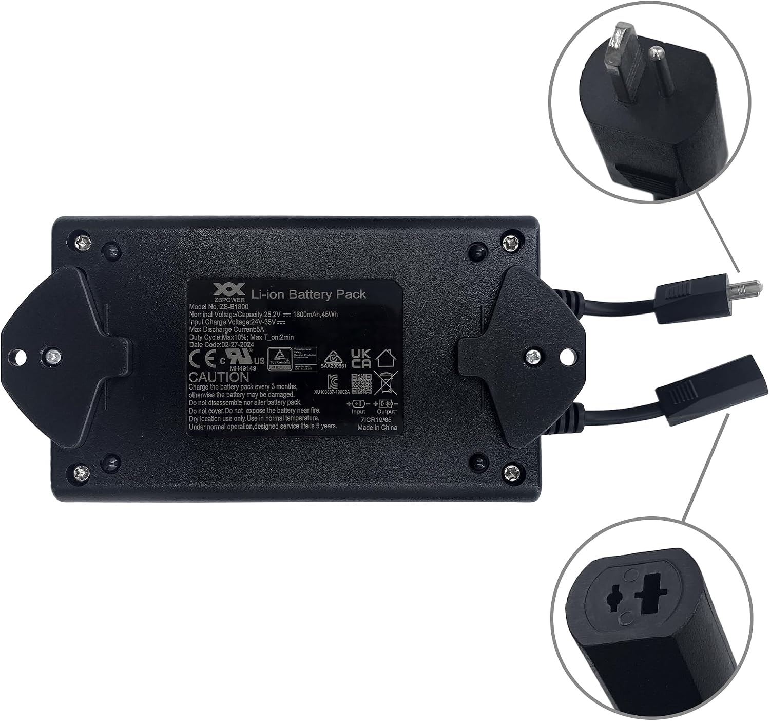 Power Recliner Rechargeable Battery Pack Kits Replacing Timotion TBB3 Li-ion Battery TP2 Power Supply