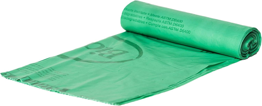 BioBag 48 Gallon 80 Count and 33 Gallon 120 Count Certified Compostable Trash Bag Liners