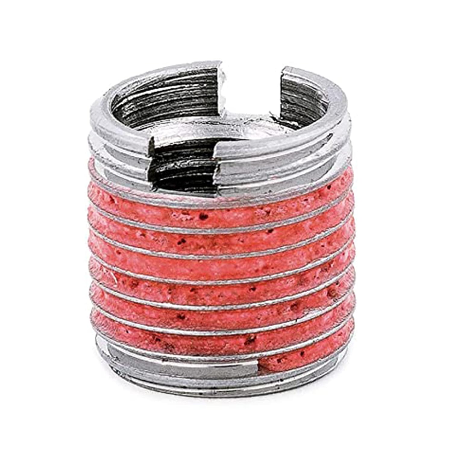 E-Z LOK Threaded Insert for Metal 303 Stainless Steel Thread Inserts 6-32 Internal Threads, 1/4-20 External Threads, 0.280' Length-(Pack of 20,100 Count Total)