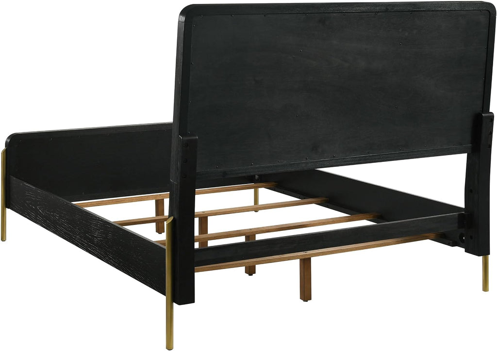 Black and Natural 5 King Bedroom Set