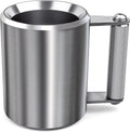 Mug,22LB/ 10KG Stainless Steel Cup,Super Dumbbell Fitness Sports Mug,Gym Exercise Coffee Lover Gift