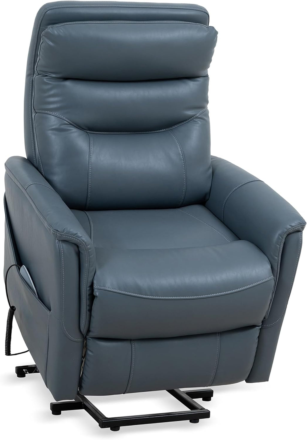 Parker Living Gemini - Softy Azure Power Lift Recliner Chair Two-Pack with Articulating Headrest, 90% Polyester and 10% PU, Electric Recliner for Living Room, Bedroom