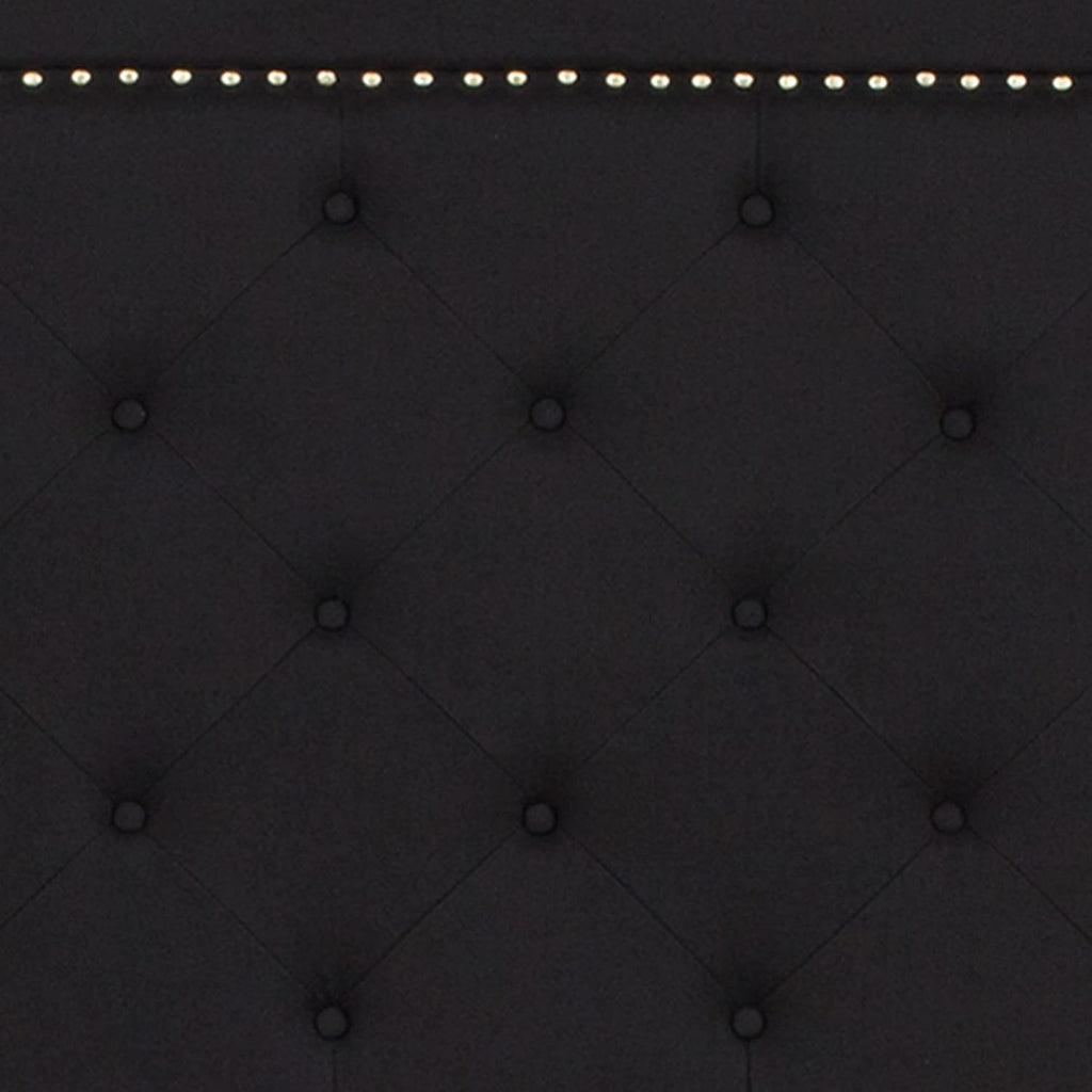 Flash Furniture Brighton Twin Size Tufted Upholstered Platform Bed in Black Fabric