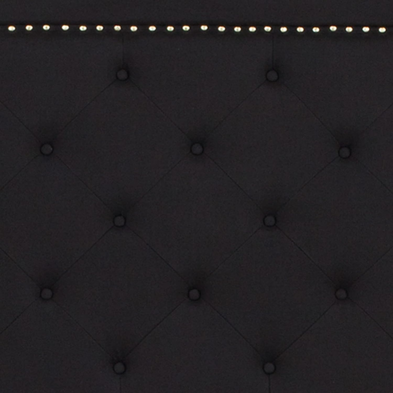 Flash Furniture Brighton Twin Size Tufted Upholstered Platform Bed in Black Fabric