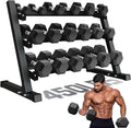 Dumbbell Sets with Rack, Rubber Hex Dumbbells, 160/220/280/360/450/550LBS, Hand Weights with Chrome Handle for Strength Training