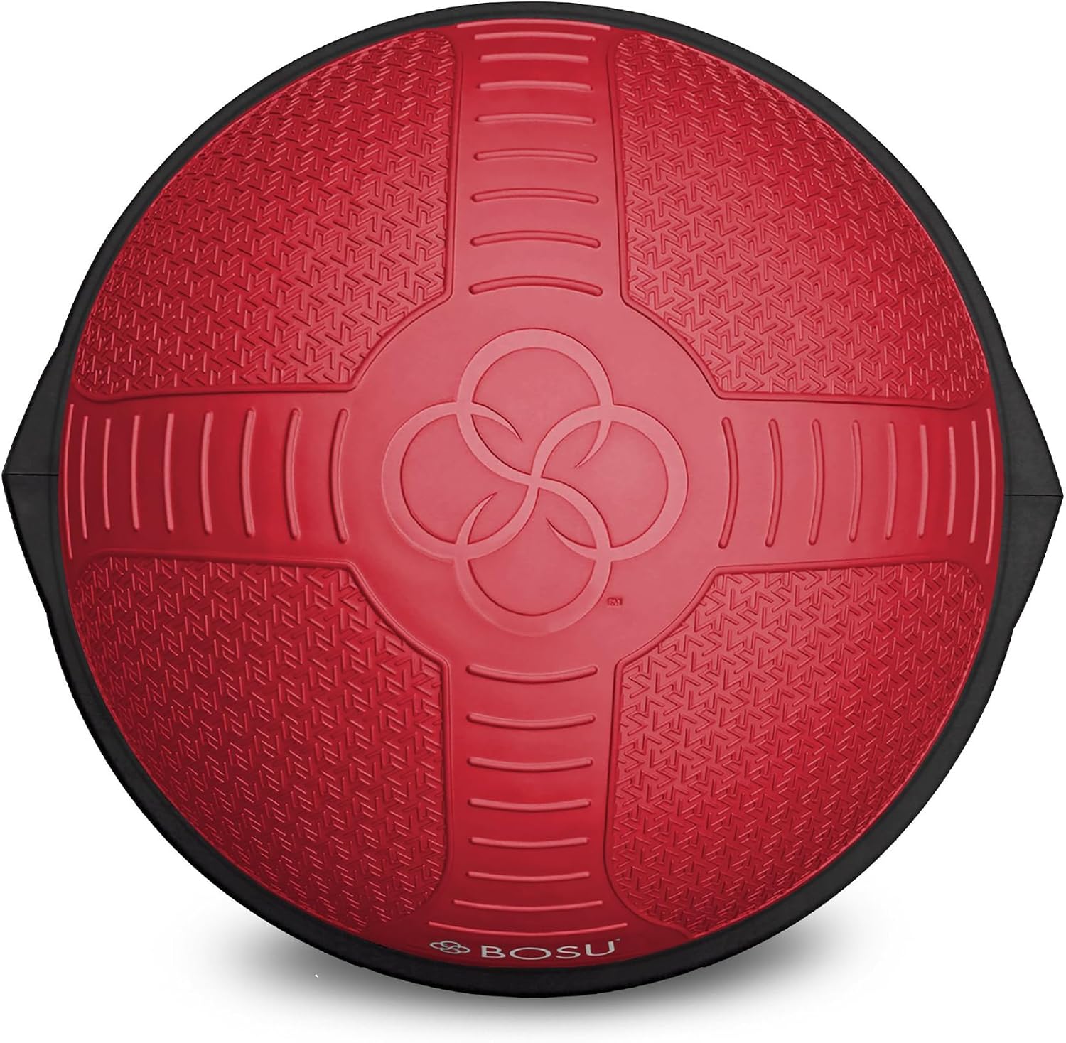 BOSU Nexgen Balance Trainer, Half-Ball Training Equipment, 65 cm Diameter, 300 lb Capacity - Burst-Resistant Stability Exercise Tool w/Non-Slip Base, Includes Hand Pump, Commercial-Grade