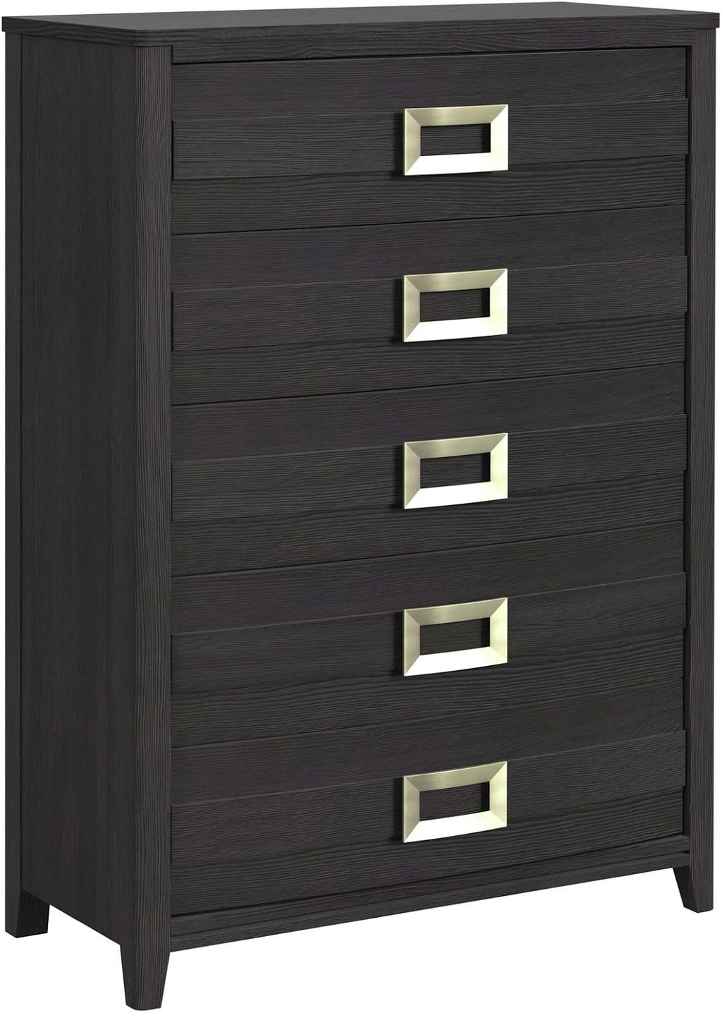 Picket House Chett Full 5PC Bedroom Set with LED in Black