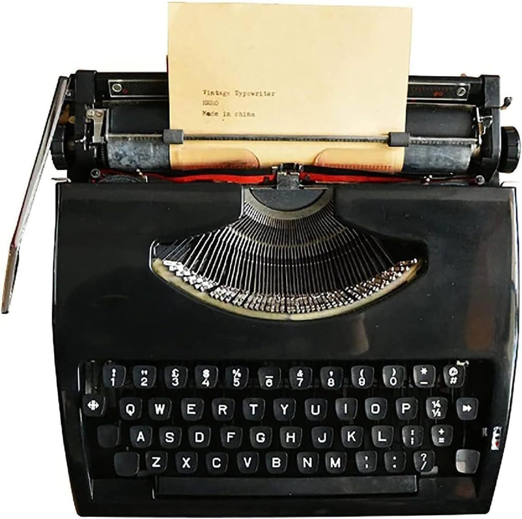 Retro Manual Typewriter, Classic Nostalgia Typewriter, Normal Use Vintage Typewriter, Literary Retro Collection Gift, for Notes, Letters, Creative Writing