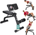 LifePro SculptTrainer Roman Chair with 330 lb Capacity — Incline Adjustable Hyperextension Bench for All-in-One Body Workout — Foldable Home Gym Back Extension Machine for Glutes, Core & Lower Back