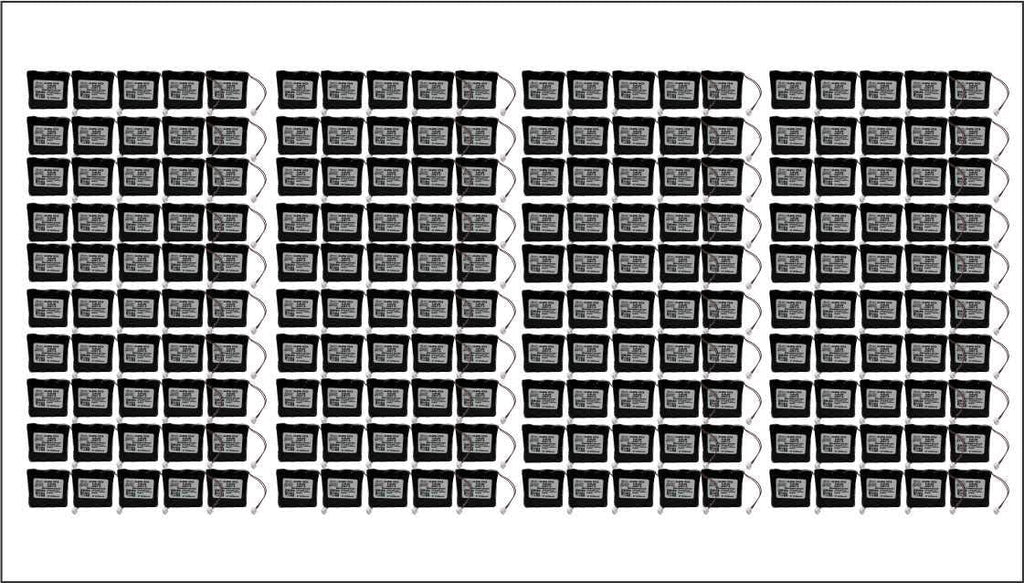 200PCS Replacement SAFLOK A28110 6V Hotel Door Lock Battery Fits 884952, A28110, A28100, DL-12/4, HTL-11/13, Intellis, MT