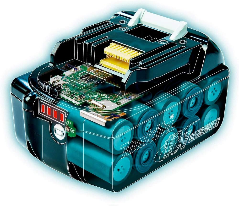Makita BL1850BDC2 18V LXT® Lithium-Ion Battery and Rapid Optimum Charger Starter Pack (5.0Ah)
