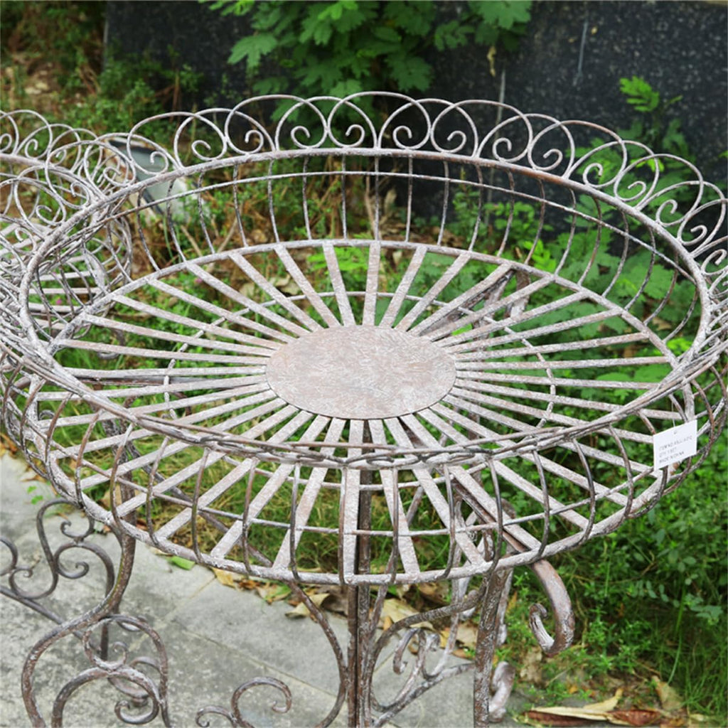 Metal Plant Stand for Outdoor/Indoor, Garden Potting Bench Table,Plant Display Rack,Metal Potting Bench,Flower Pot Stand Shelf,for Home Garden Backyard Patio ,Large