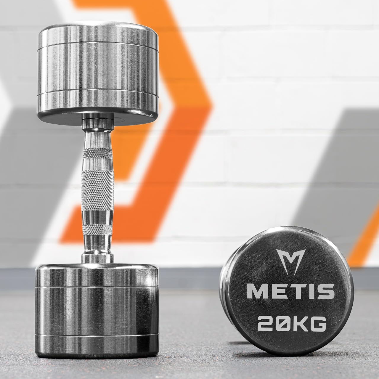 METIS Commercial Chrome Dumbbells [5.5lbs-66lbs] | Free Weights | Fitness Equipment