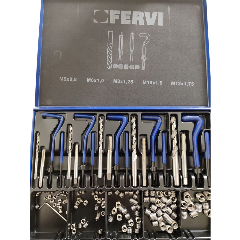 HHIP 1011-0051 M5-M12 132 Piece Helical S.T.I. Master Thread Repair Kit