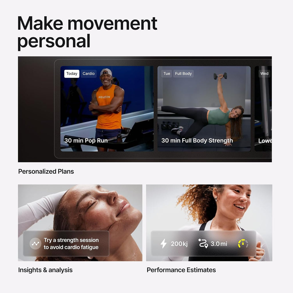 Peloton Cross Training Tread, Treadmill for Running, Walking, and Hiking with Manual or Auto-Incline Options and Immersive 24' HD Touchscreen, Exercise Equipment for Home Cardio and Strength Workouts