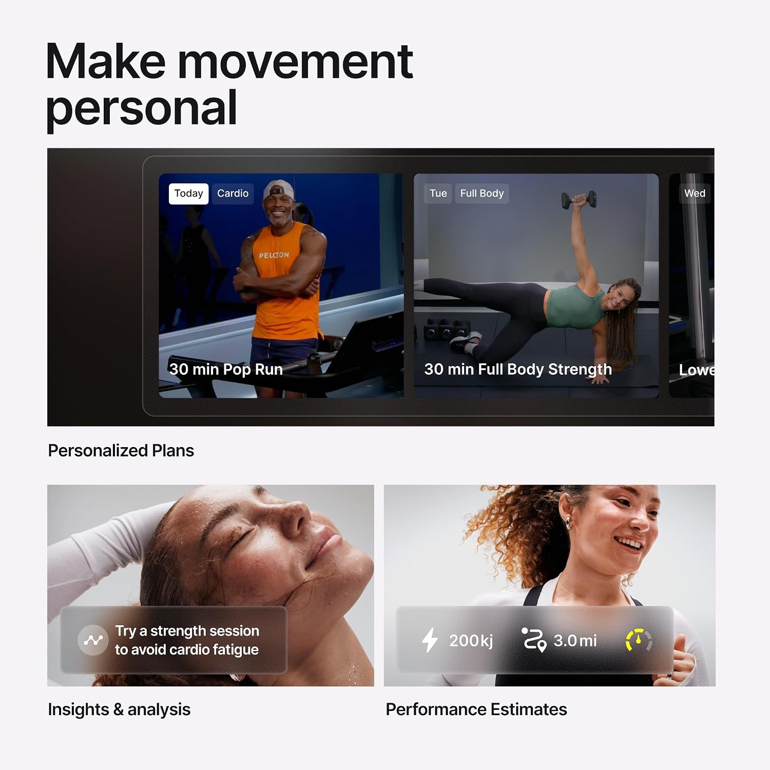 Peloton Cross Training Tread, Treadmill for Running, Walking, and Hiking with Manual or Auto-Incline Options and Immersive 24' HD Touchscreen, Exercise Equipment for Home Cardio and Strength Workouts