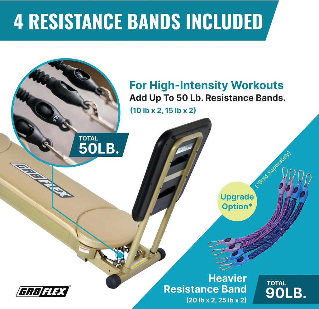 GR8FLEX Performance Gym for Total Over 100 Exercises, Multi-Functional Workout Machine, High Performance Strength Training, Cardio, and Full Body Fitness Equipment for Home Use