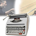 Classic Portable Manual Typewriter, Typewriter Model, Typewriter Model, Old Fashioned Retro Literary Present Normal Use, Easy Setup, Great Present for Writers and Authors - Great for Writers,Black
