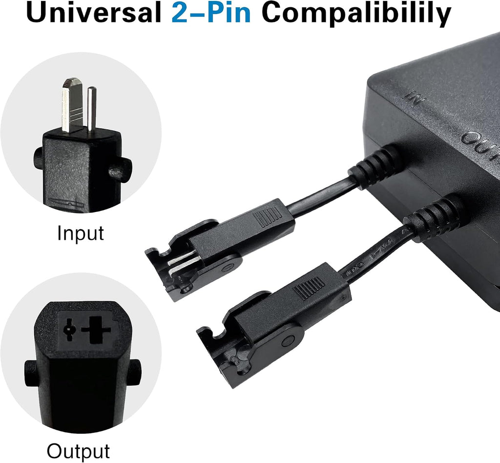 Power Recliner GreenPower 6000mAh Wireless Rechargeable Battery Pack Kits with Wall Power Supply Extension Cord and Y Power Cable