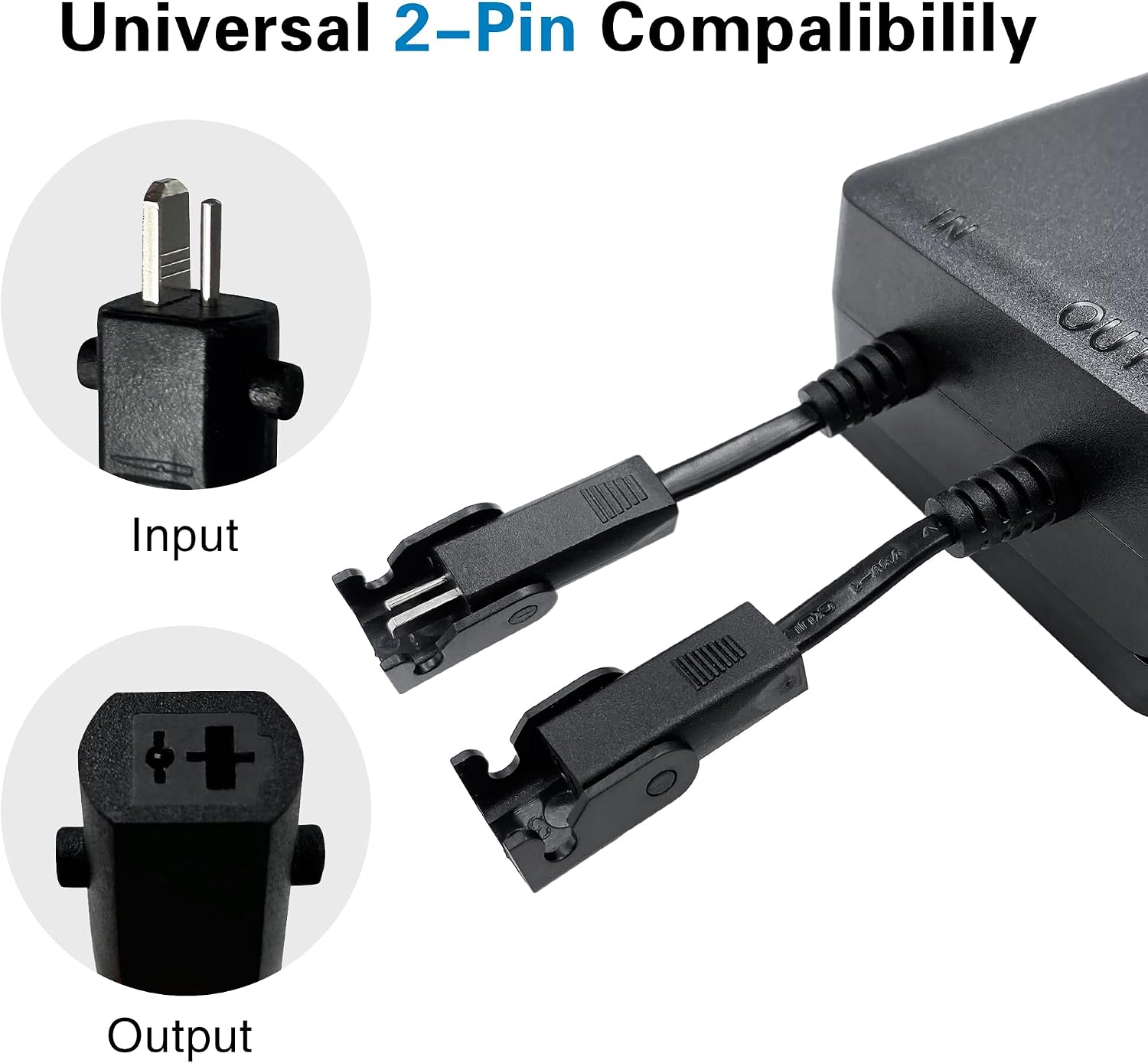 Power Recliner GreenPower 6000mAh Wireless Rechargeable Battery Pack Kits with Wall Power Supply Extension Cord and Y Power Cable
