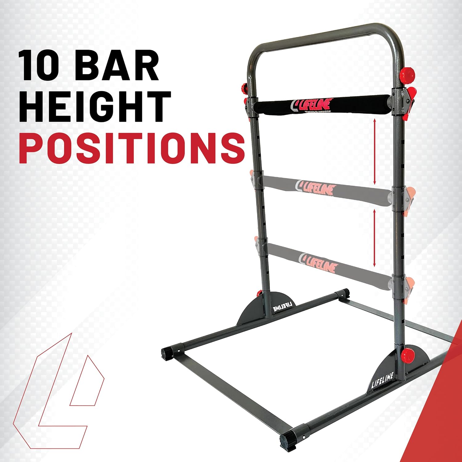 Lifeline Fitness Exer Tower - All in One Workout Station for Total Body Bodyweight Exercises - Variable Workout Equipment for Home Gym - Power Tower Full body Exercise Equipment