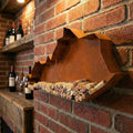 NEONSİGN Kentucky State Map Wine Cork Holder Metal Kentucky Decor Sign Wine Bar Pub Home Decoration (Brown Patina, 18 inch)
