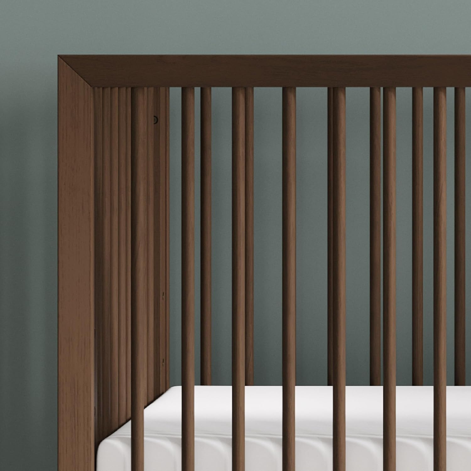 Child Craft Cranbrook Design 4-in-1 Convertible Baby Crib Nursery Furniture Set, Baby Bed and 6 Drawers Double Dresser, for Babies, Toddlers and Kids Bedroom (2 Piece - Toasted Chestnut)