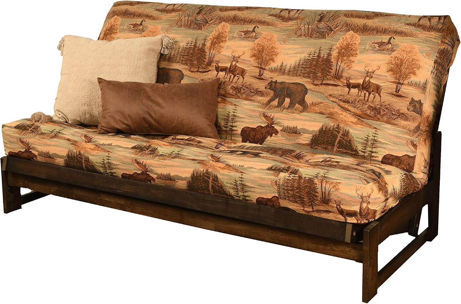 Kodiak Aspen Futon Set with Reclaim Mocha Finish, Canadian