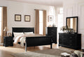Black 2PCS Bedroom Set (E. King)