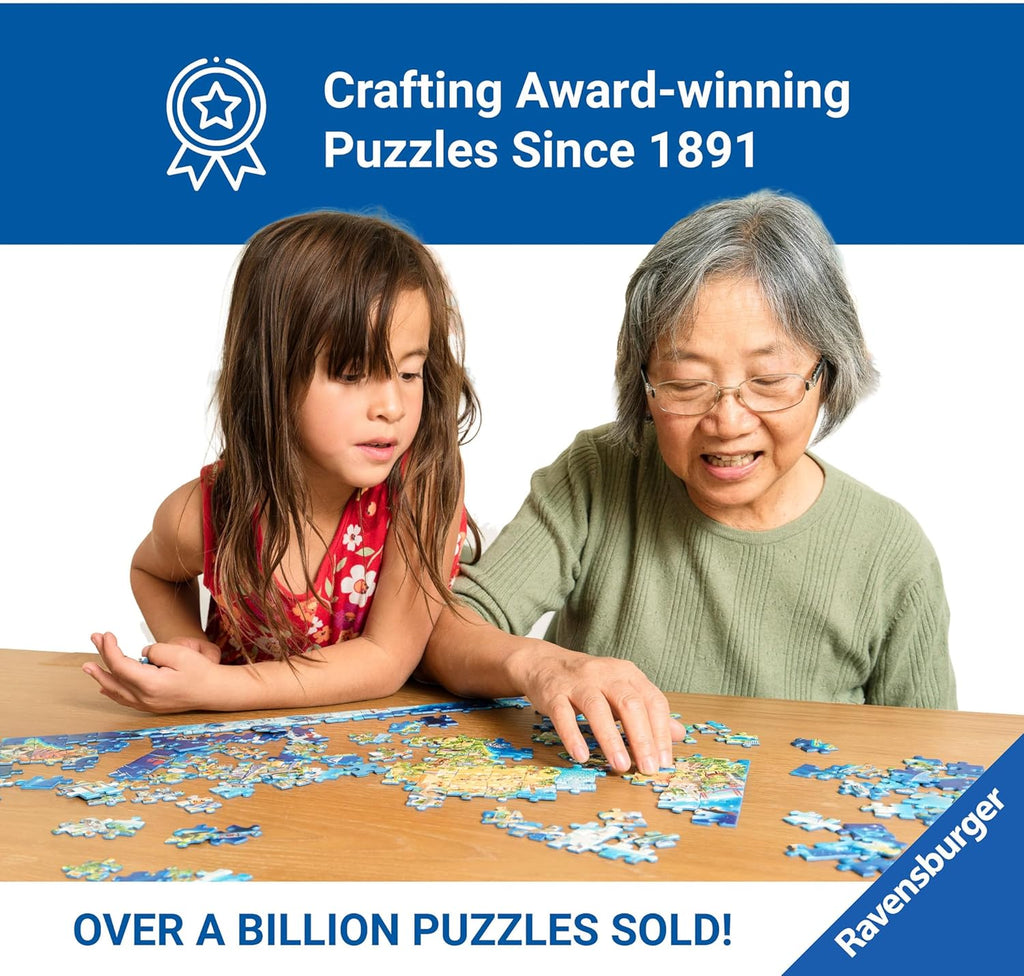 Ravensburger - Disney Museum - 9000 Piece Jigsaw Puzzle - with Disney Favorites - Mickey & Minnie Mouse, Bambi, Snow White, Jasmine & More - Premium Quality - Ideal Gift - Puzzles for Adults