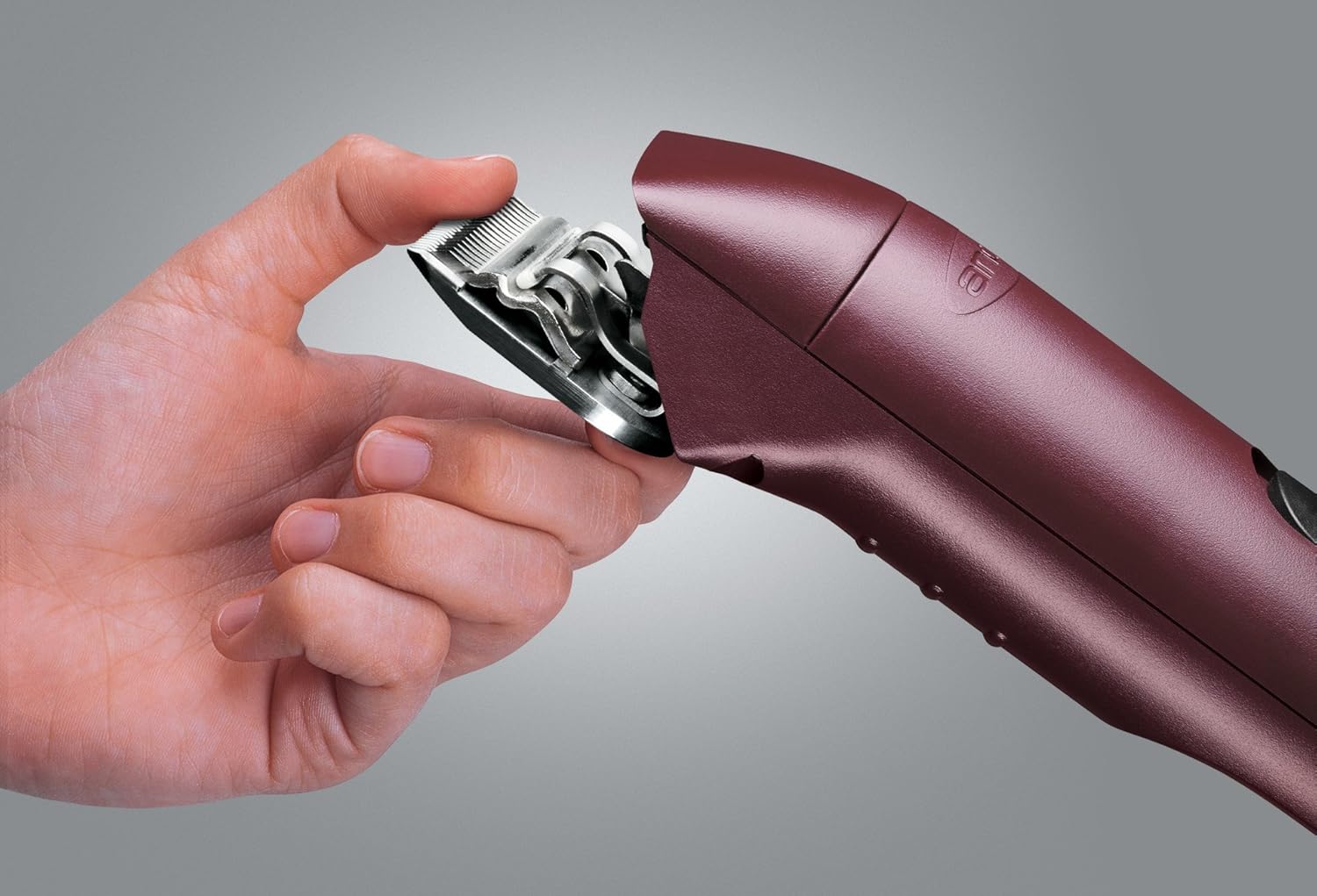Andis 22685 Professional UltraEdge Super 2-Speed Detachable Blade Clipper – Rotary Motor with Shatter-Proof Housing, Runs Calm & Silent, 14-Inch Cord - for All Coats & Breeds - 120 Volts, Burgundy