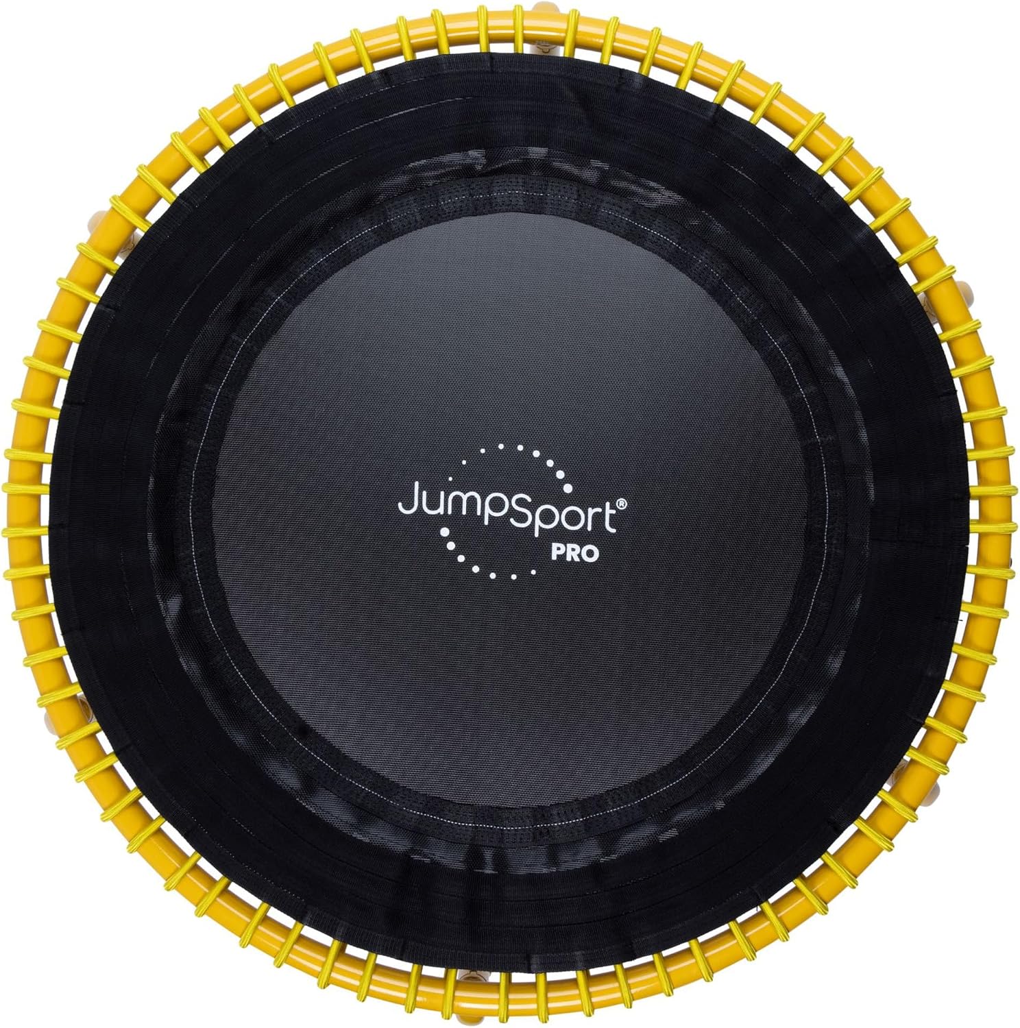 JumpSport 350 PRO 39 Inch Fitness Trampoline Indoor Rebounder Cardio Workout Equipment 300 lb Capacity