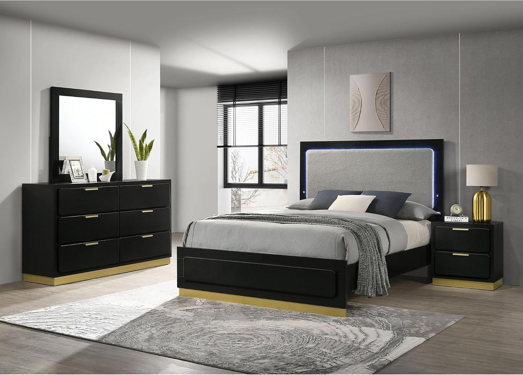 Black 4 King Bedroom Set