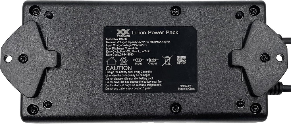 Power Recliner ZBPOWER 5000mAh Wireless Rechargeable Battery Pack Kits with Wall Power Supply and Y Power Cable