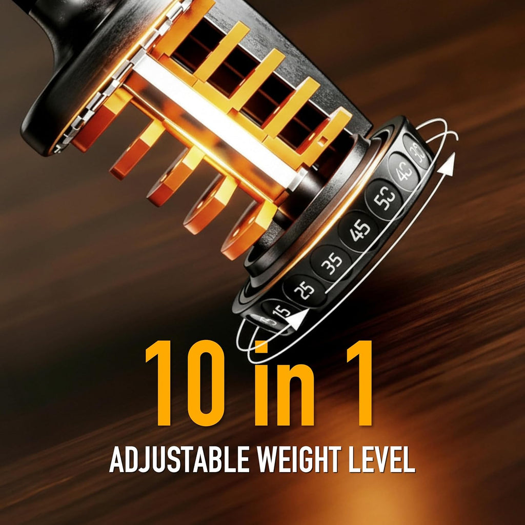 ATIVAFIT Adjustable Dumbbells Set of 2, 5–88LB Quick Adjust Free Weights with Double Safety Lock & Anti-Slip Steel Handle, Space Saving Home Gym Equipment for Full Body Strength Training