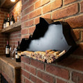 NEONSİGN Kentucky State Map Wine Cork Holder Metal Kentucky Decor Sign Wine Bar Pub Home Decoration (Black, 18 inch)