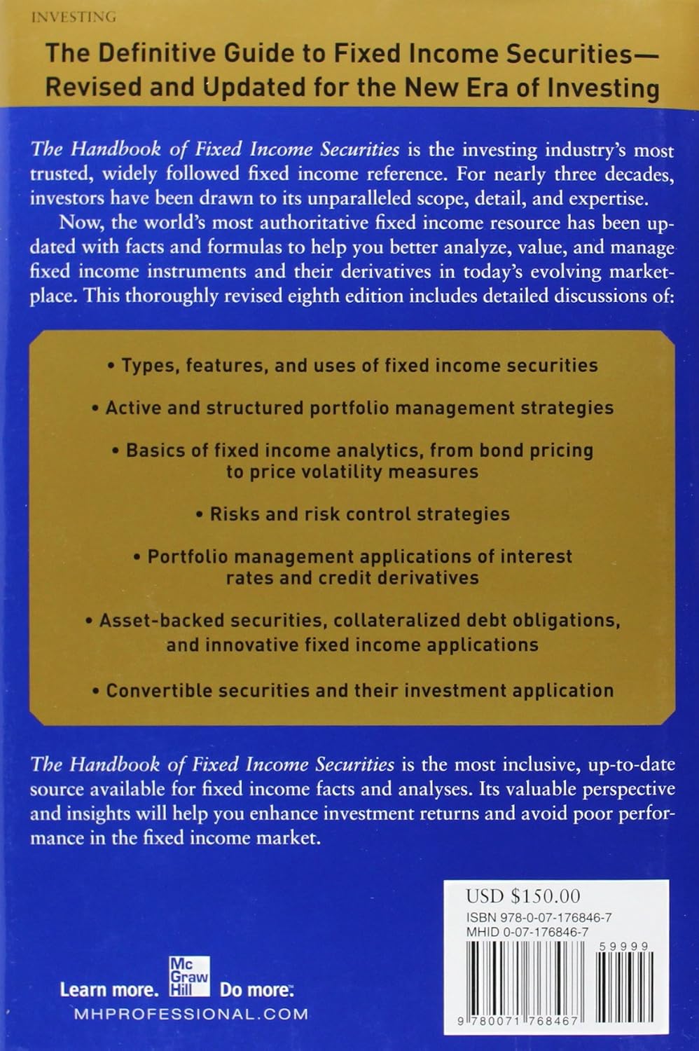 The Handbook of Fixed Income Securities, Eighth Edition