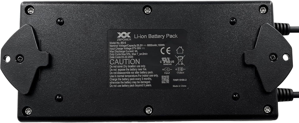 Power Recliner ZBPOWER 6000mAh Wireless Rechargeable Battery Pack Kits with Wall Power Supply and Y Power Cable
