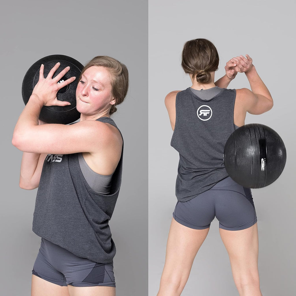 REP Weighted Slam Balls | Exercise and Fitness Balls for Strength Training, Soft Rubber Grip, Non-Bounce Medicine Ball | Cross Fit, Home Gym, Fitness, and Core Workouts