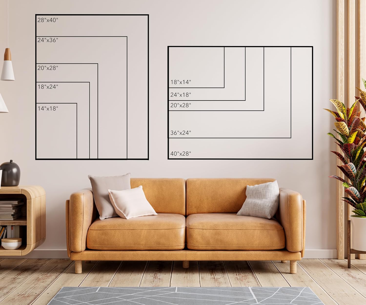 Acrylic Wall Premium Calendar 2026 - Monthly and Weekly Board Family Planner - Dry Erase Calendar Family Planner - Marker - Gold Hardware (Gold Standoff, 40'x28' (XLarge))