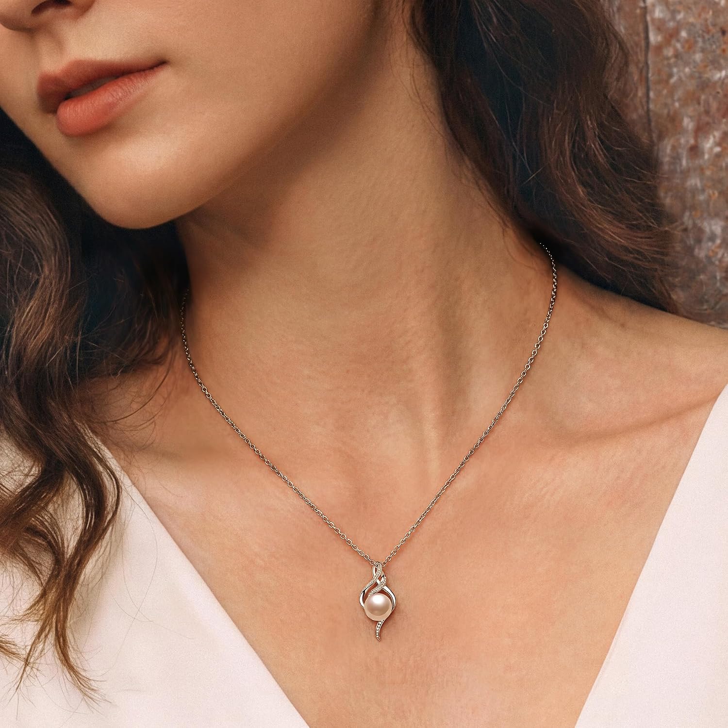 FANCIME Gift for Women Wife Natural Tahitian Pearl Necklace Sterling Silver Mysterious Ocean Treasure 10-12MM Black Pearl Luxury Jewelry Gift for Women, Mother, Wife, 16'+2' Adjustable