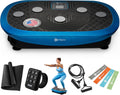 Lifepro 4D Vibration Plate Exercise Machine — Triple Motor, 7 Presets, 60 Speeds Rumblex Plus/Pro Vibrating Platform with Wrist Remote — Whole Body Shaker Vibration Plate for Lymphatic Drainage