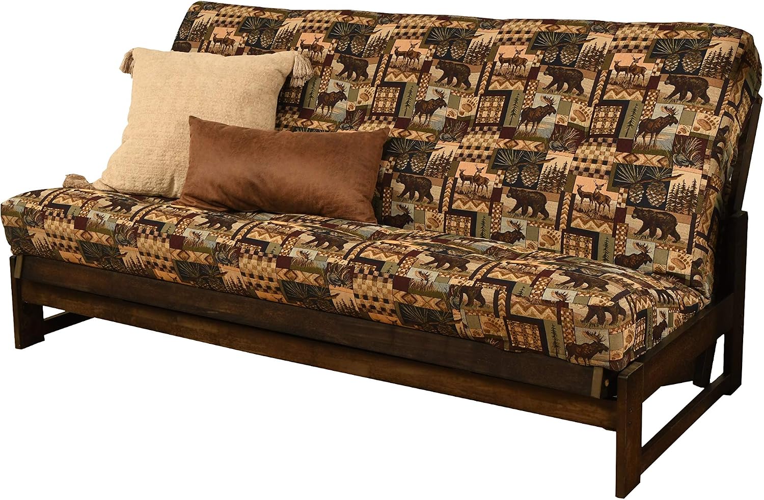 Kodiak Aspen Futon Set with Reclaim Mocha Finish, Peter's Cabin